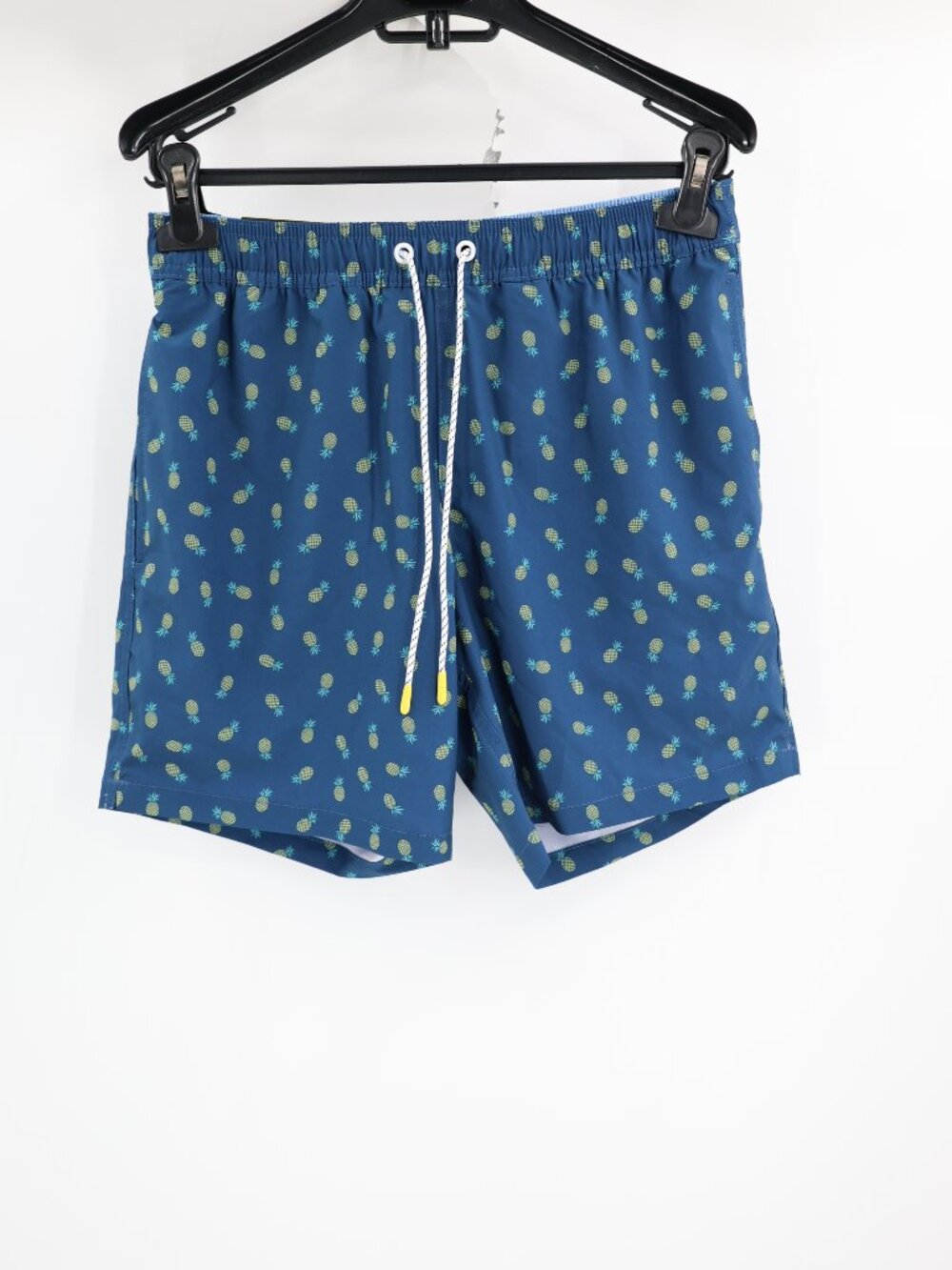 NWT BONOBOS Swim Shorts Mens Small Pineapple Print Mesh Lined 7” Pockets trunks